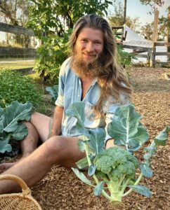 Happy Harvesting in the Crowley food forest